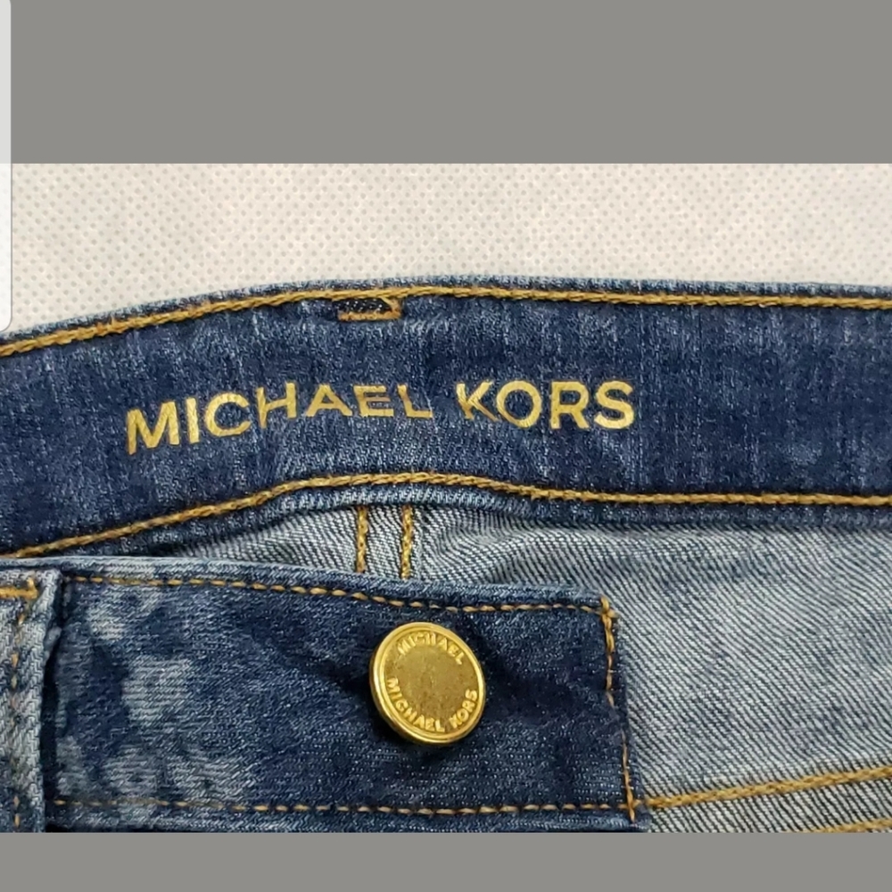 NWT MICHAEL MICHAEL KORS 0P CROP JEANS - Picture 4 of 8